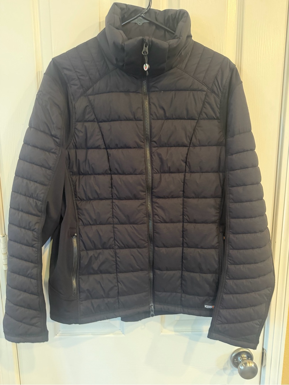 Black Kerrits Equestrian Quilted Lightweight Puffer Jacket